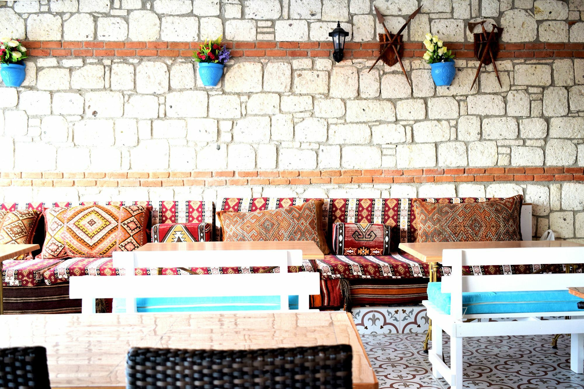 Aksu Hotel Alacatı Bagian luar foto