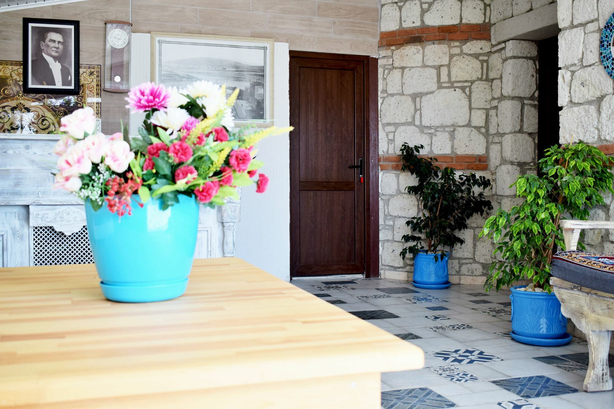 Aksu Hotel Alacatı Bagian luar foto
