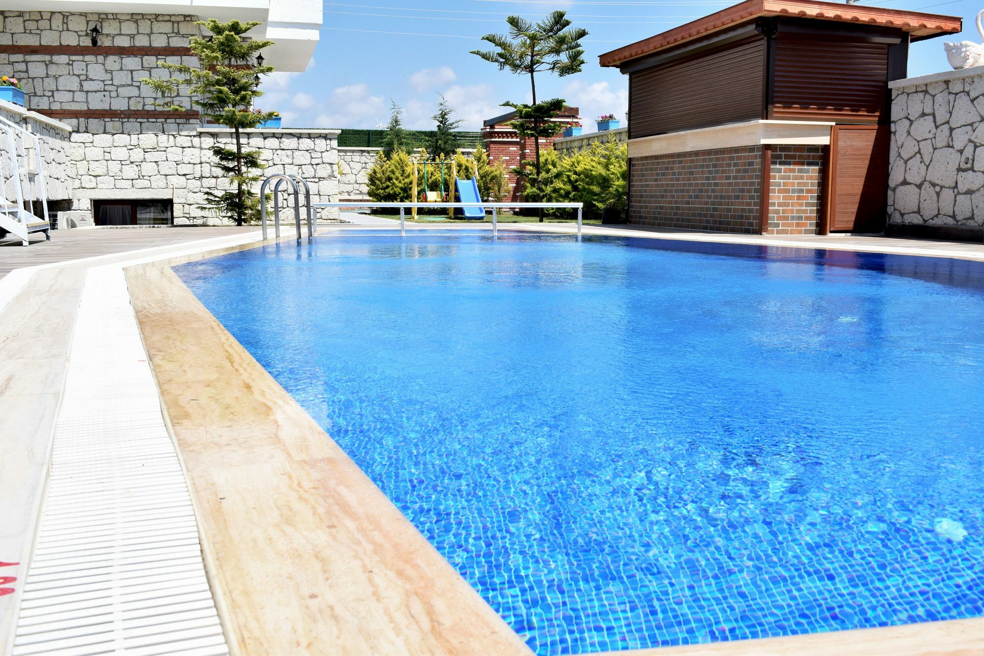 Aksu Hotel Alacatı Bagian luar foto